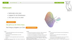 Desktop Screenshot of mathecoach.net